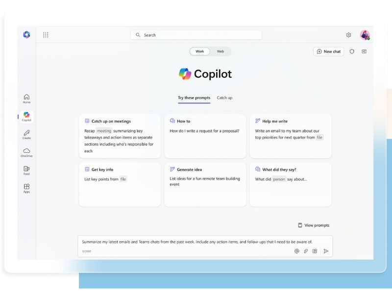 Finding content and information with Microsoft Copilot