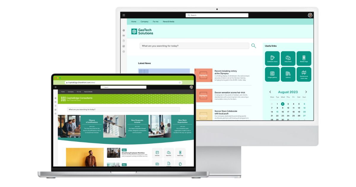 Complete and customizable company intranet by intranet.ai