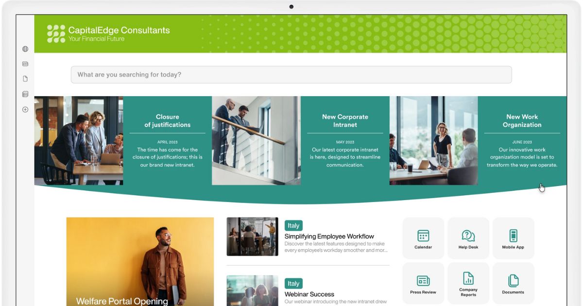 Custom SharePoint intranet with intranet.ai