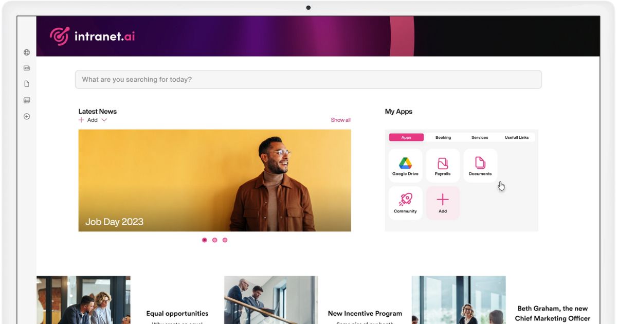 Bringing together your favorite resources in the SharePoint intranet by intranet.ai