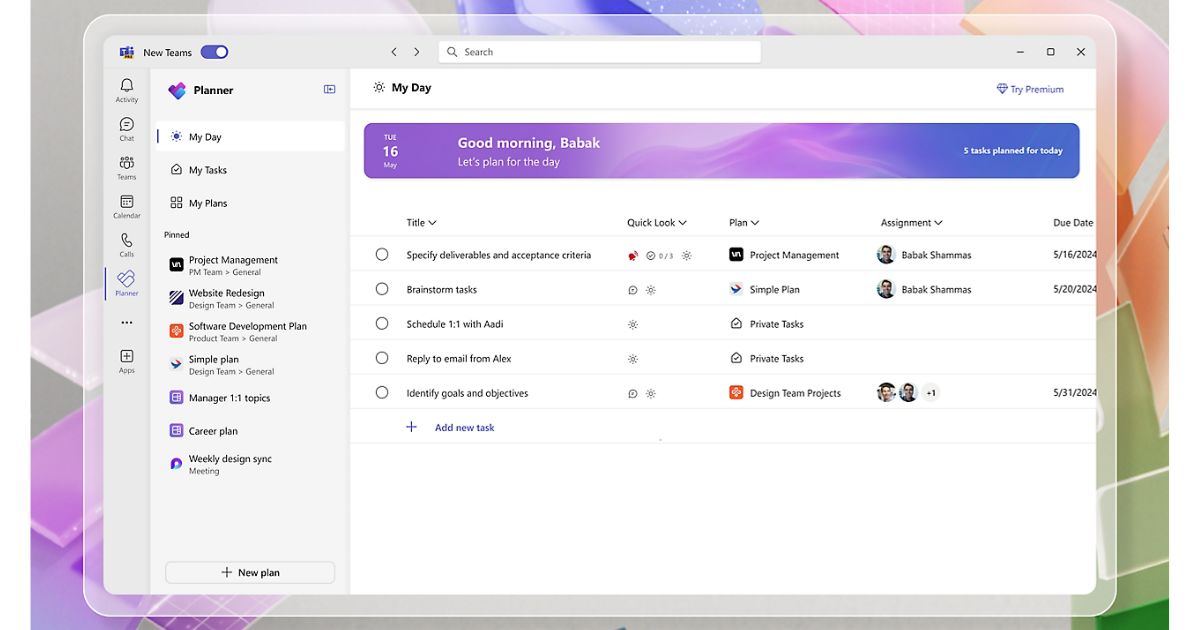 Managing personal and team tasks with Microsoft Planner