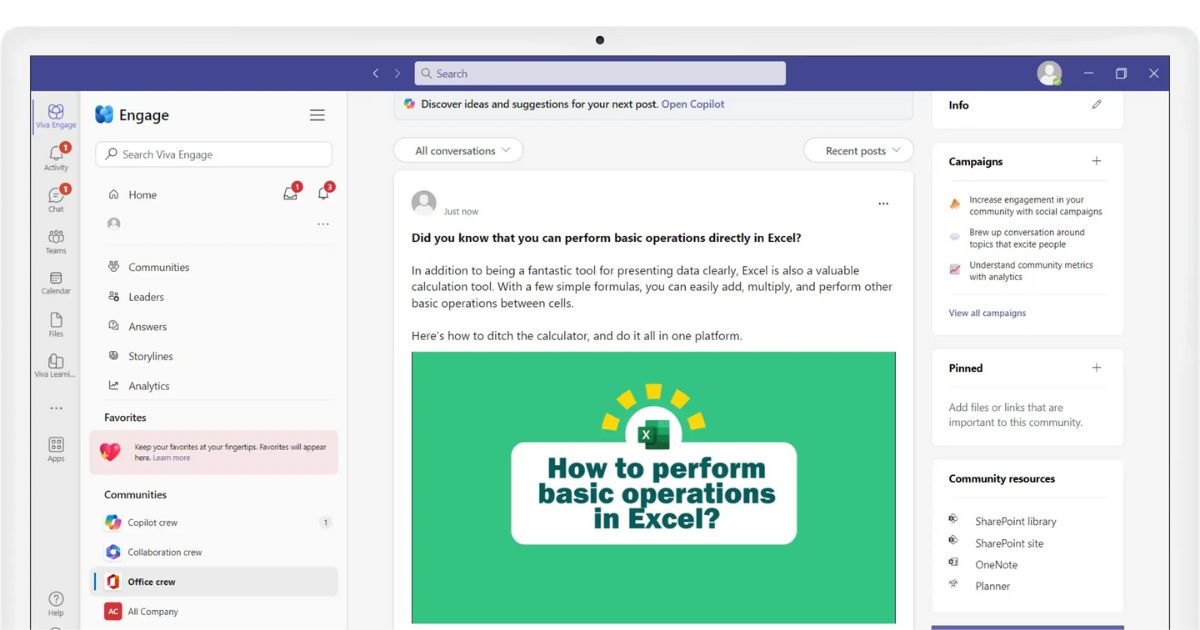 Micro-lessons in the community dedicated to Microsoft 365 by intranet.ai
