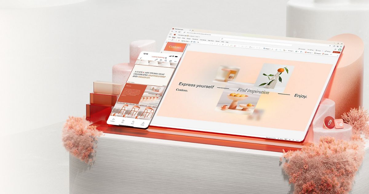 Applying the company style to a PowerPoint presentation