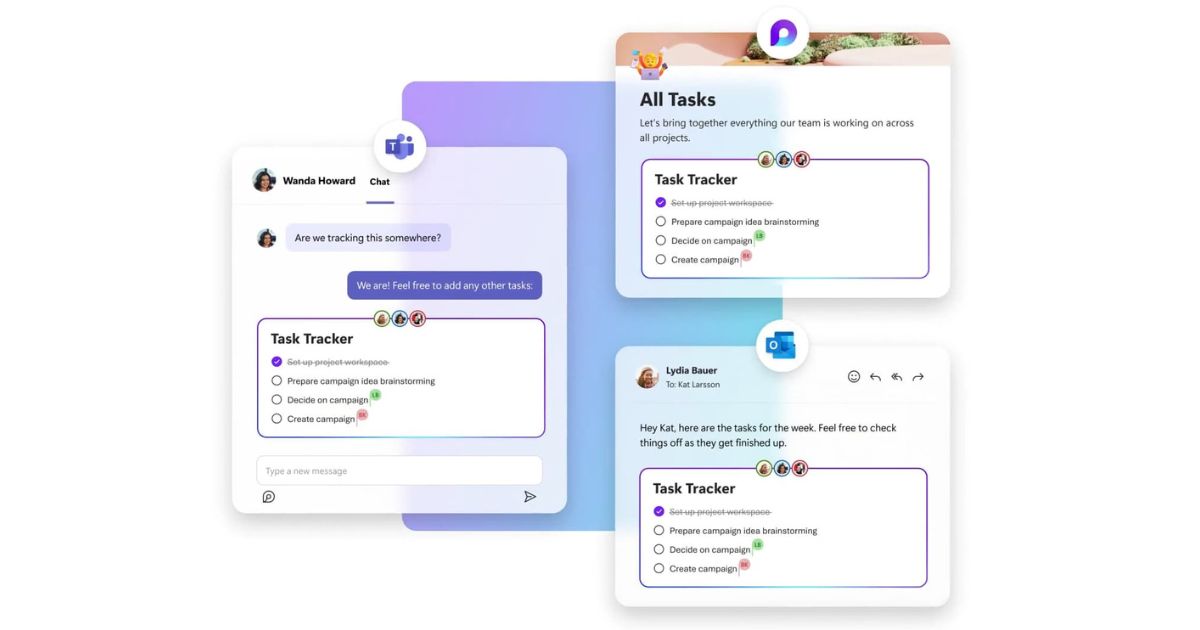Listes Microsoft Loop synchronisées dans Teams et Outlook