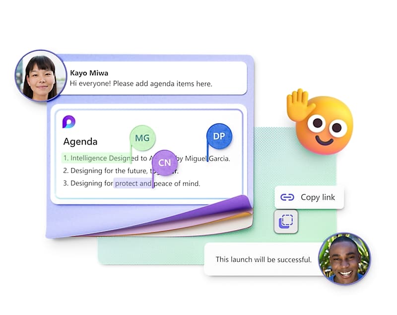 Collaborating in real time with Microsoft Teams from Microsoft 365