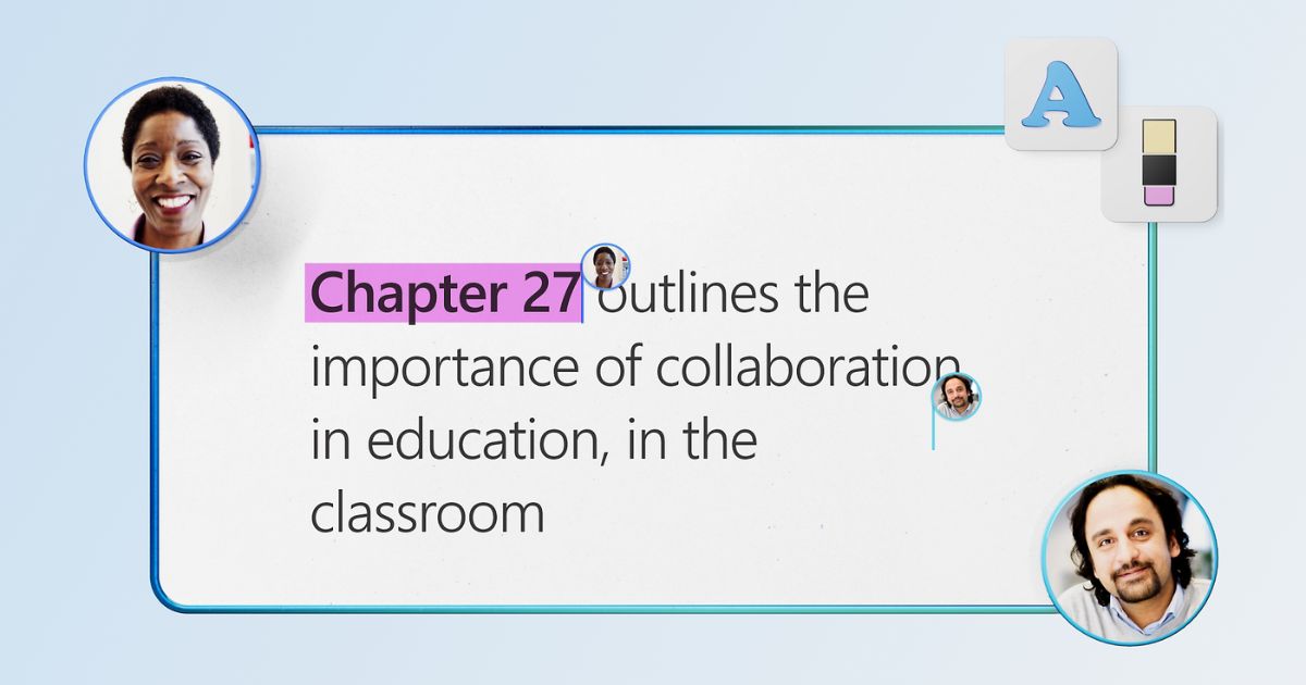 Collaborating with colleagues on a Word document