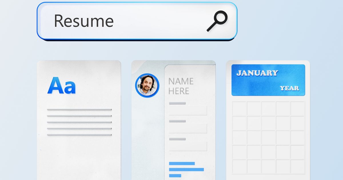 Searching for templates in Office 365 Word