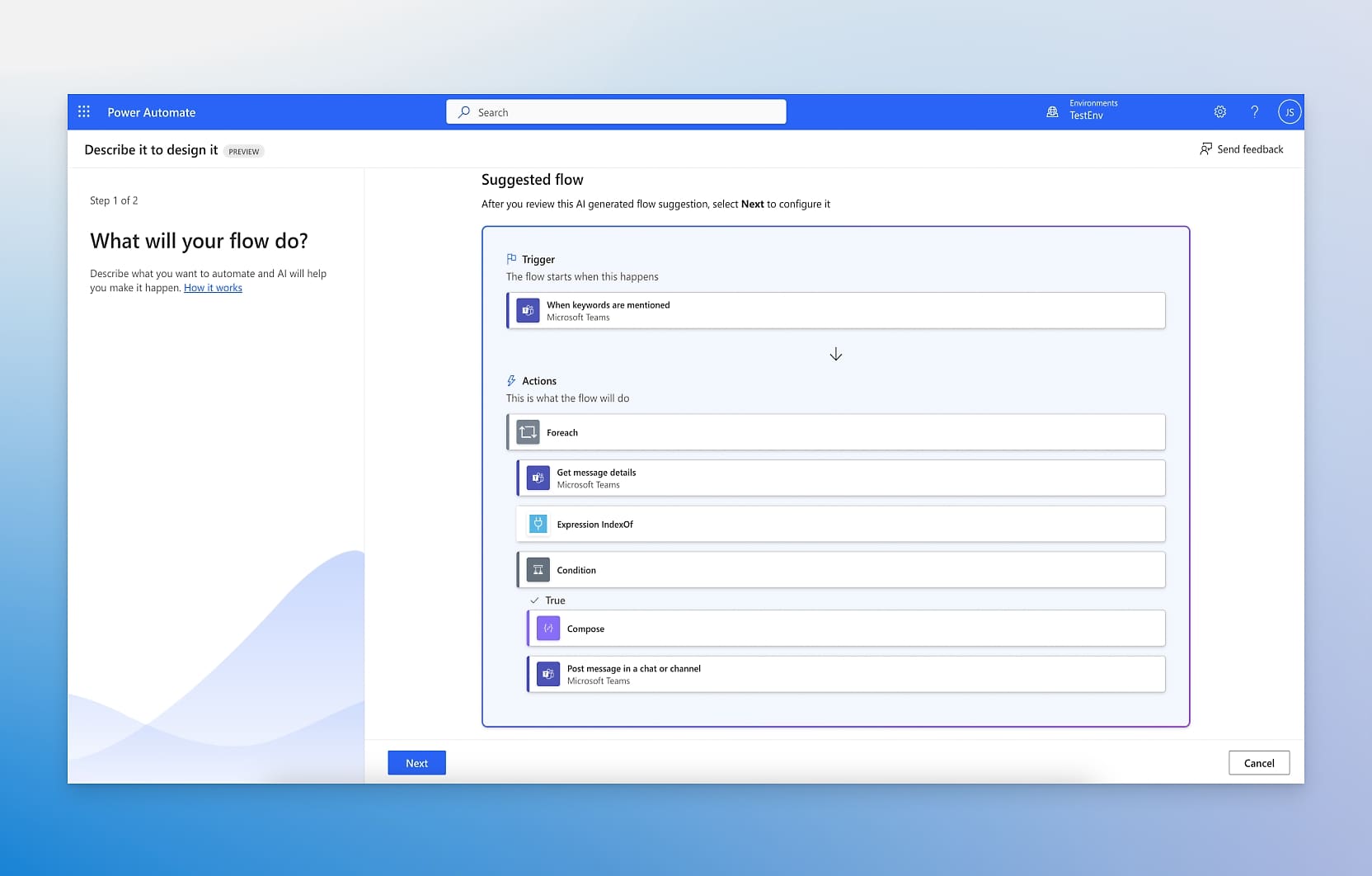 Creating an automation in Microsoft Power Automate