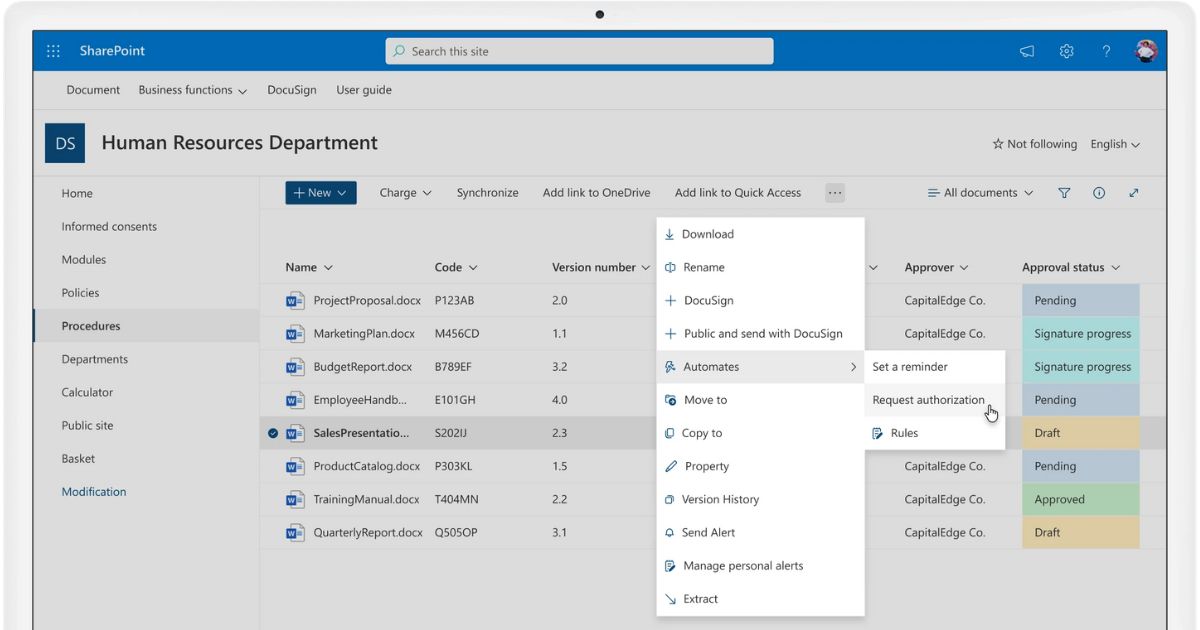Document management by intranet.ai for SharePoint Online