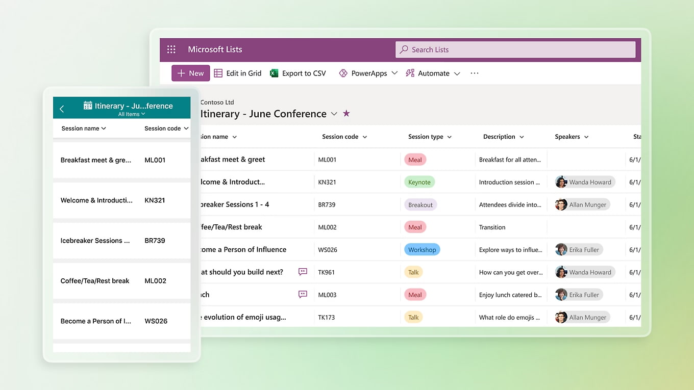 Overview of the Microsoft Lists app