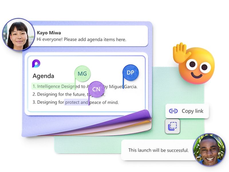 Creating content in collaboration with colleagues using Microsoft Loop