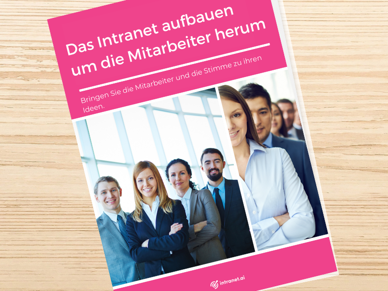 Einrichtung eines auf die Mitarbeiter ausgerichteten Intranets