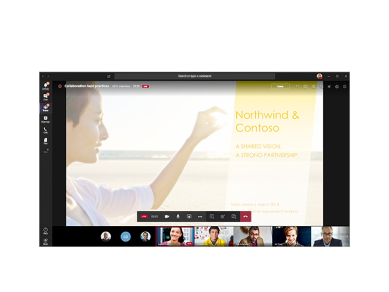 Live events presenter